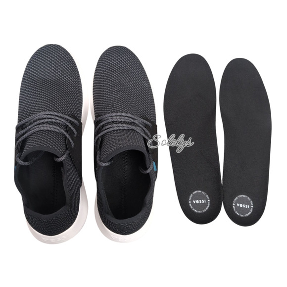 Vessi Everyday Classic Men 14 Midnight Black Waterproof Knit Lightweight Sneaker main image 9